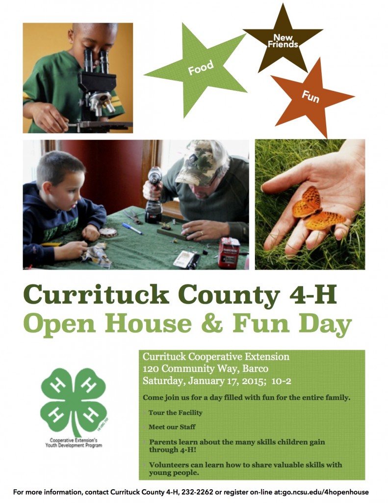 Currituck County 4-H Open House & Youth Fun Day | North Carolina ...