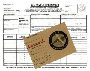 form and soil sample box