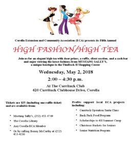 Cover photo for High Tea and Fashion Show