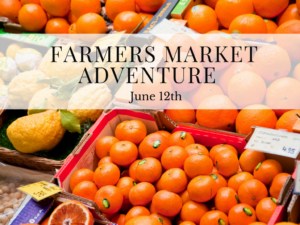 Farmer's market adventure banner