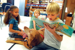 children reading