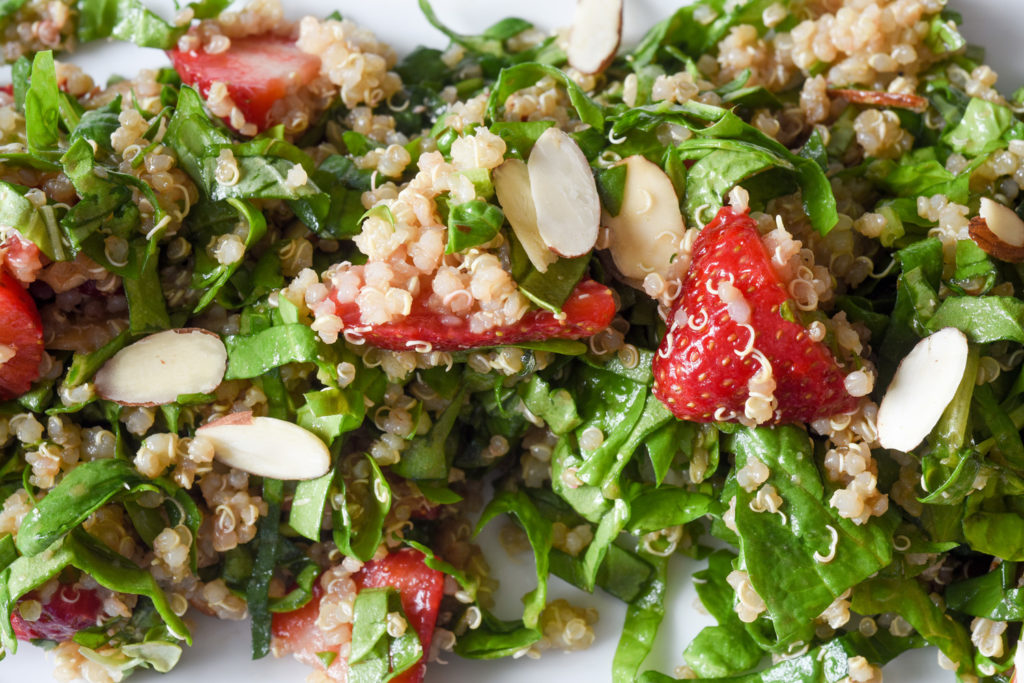 strawberry and quinoa salad