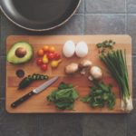 food on a cutting board