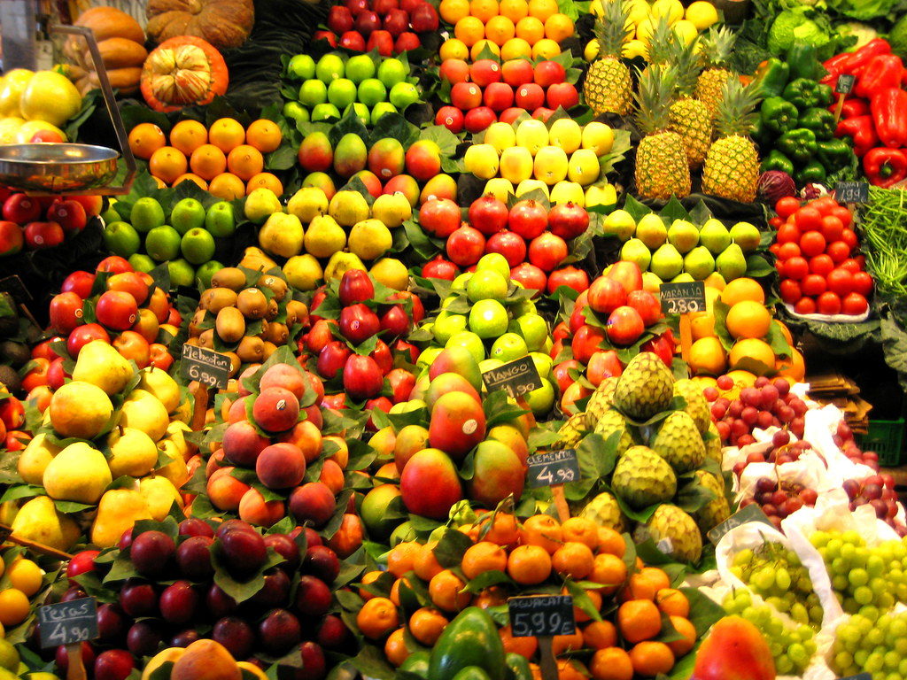 fruits at market