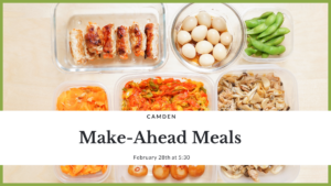 Cover photo for CANCELED—Make-Ahead Meals Class