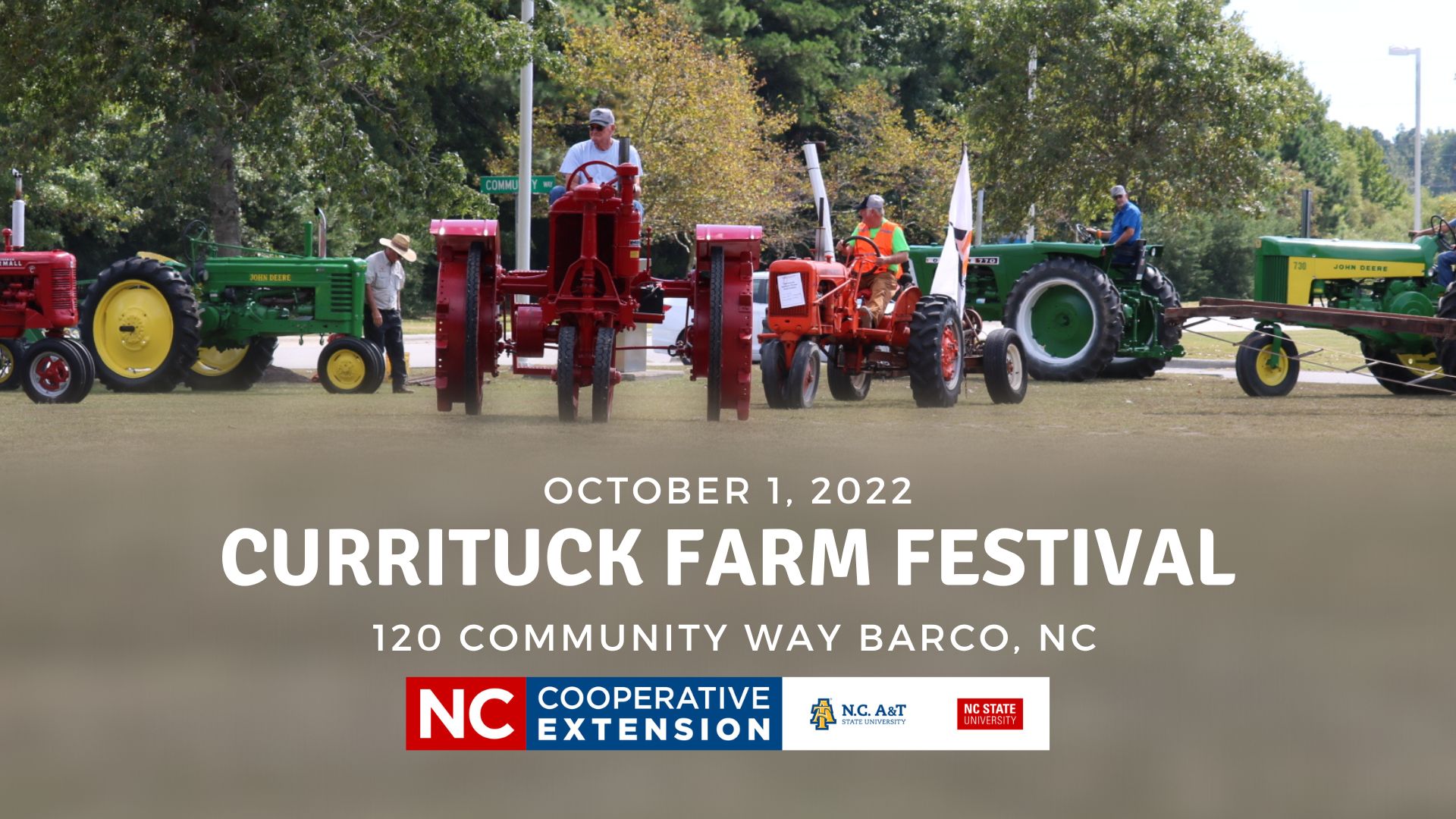 tractors with title Currituck Farm Festival October 1