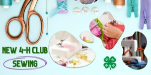 Sewing notions and 4-H clover