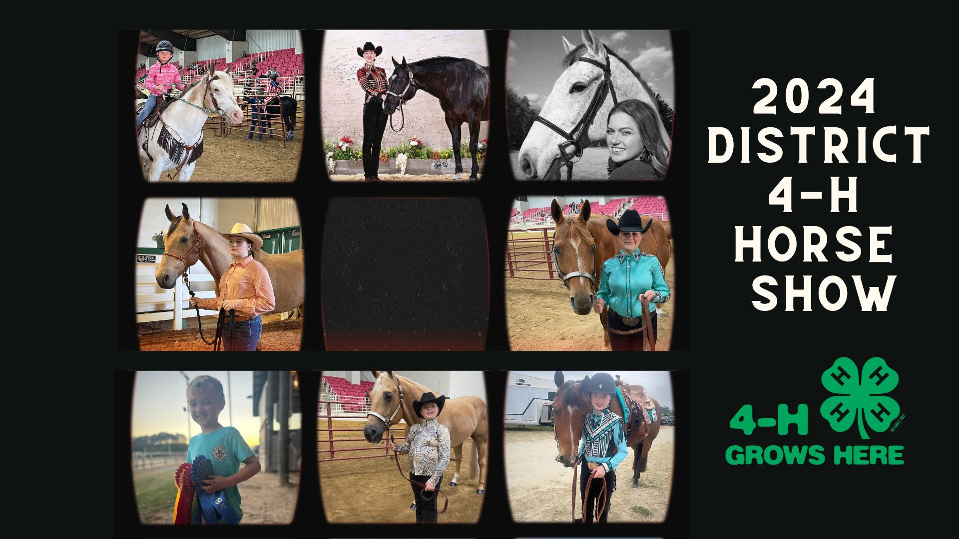 2024 District 4-H Horse show participants 