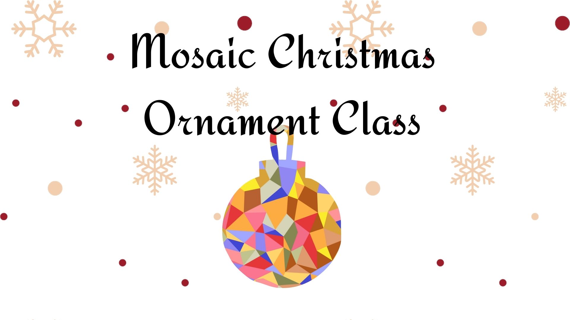 Mosaic Christmas Ornament