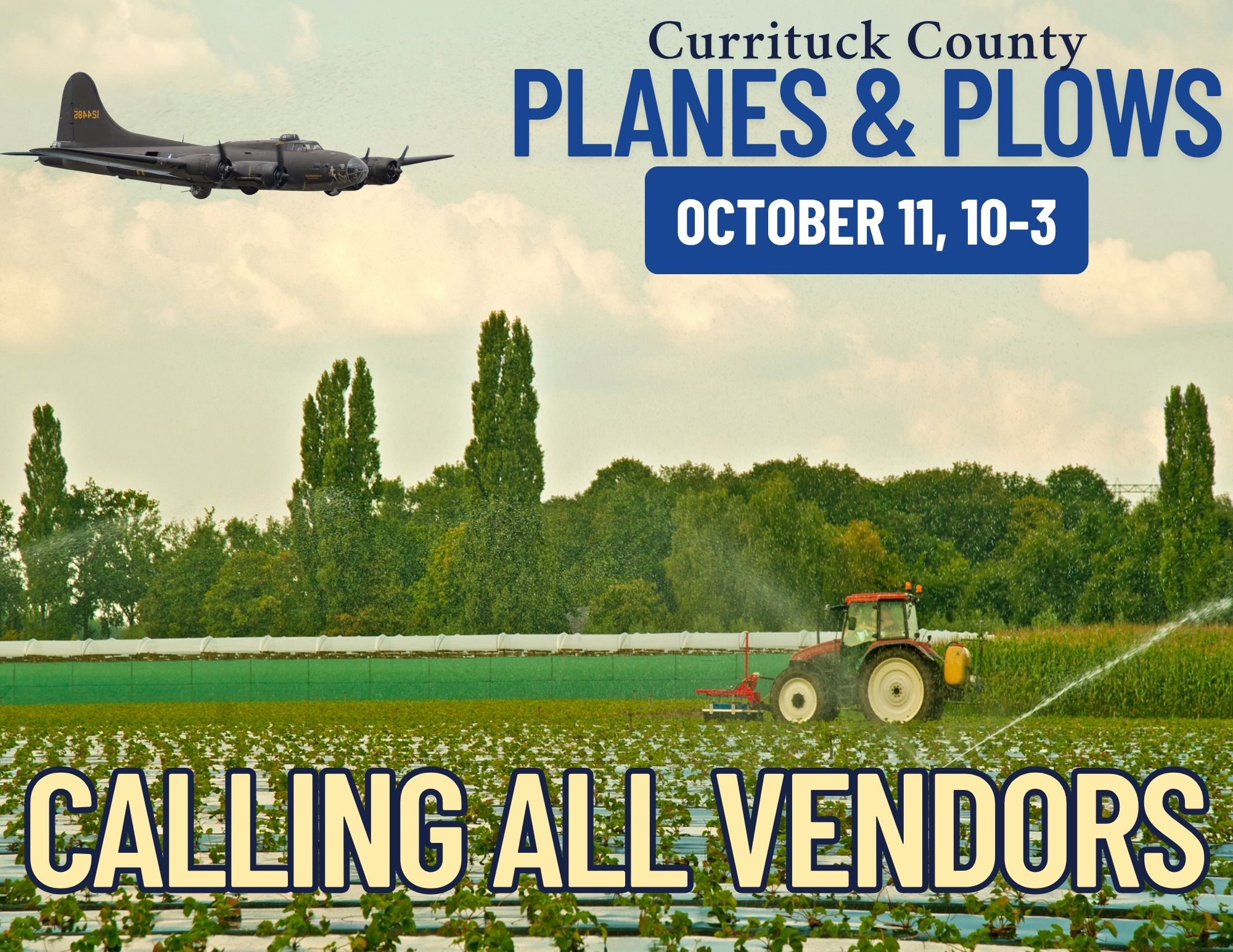 Planes and Plows Vendor announcement